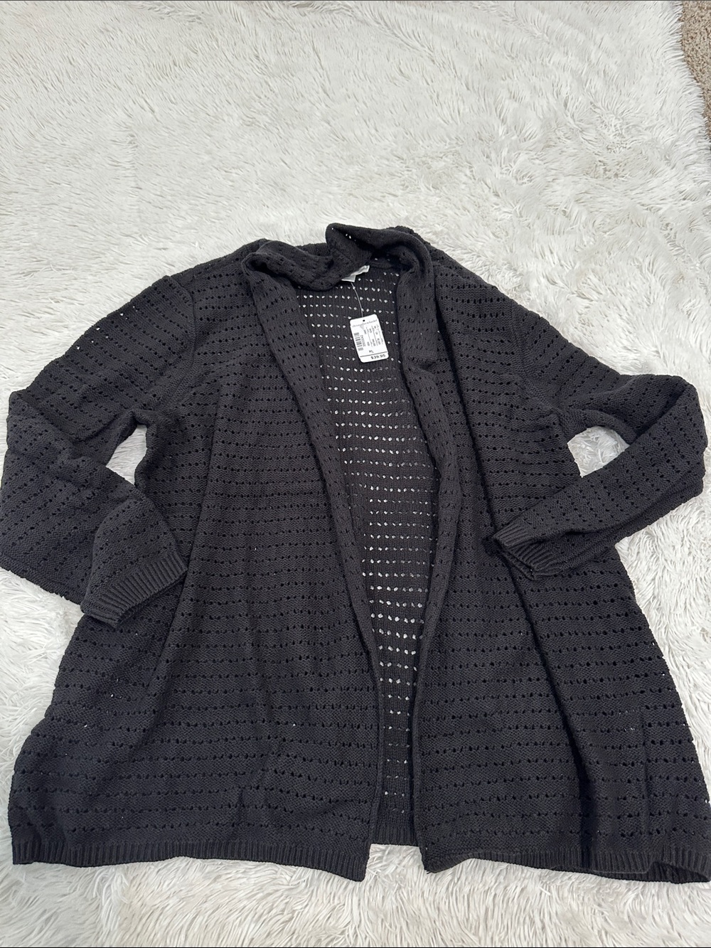 🥕 NWT Christopher & Banks Open Front Cardigan Sweater